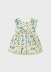 Vestido Estampado Flores Verde Mayoral