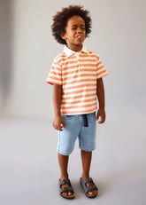 Bermuda Resortada Denim Claro Mayoral Modelo