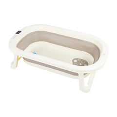 Bañera Plegable con Termometro Splash Gris Bebebsit uso