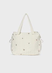 Bolso Pañalera Impermeable Bordado Blanco Mayoral ESTILO