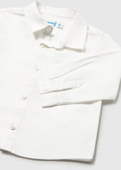 Camisa Manga Larga Blanco Mayoral Detalle