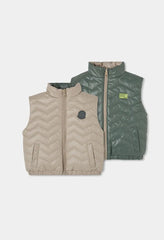 Chaleco Doble Faz Verde Boboli