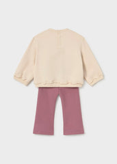 Conjunto Pantalon Bordado Flores Violeta Mayoral Moda