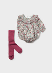 Body Con Medias Estampado Flores Lirio Mayoral