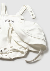 Body Bordado Gato Blanco Mayoral detalle