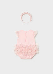 Body Bordado Oso Tutu Rosa Mayora estilo