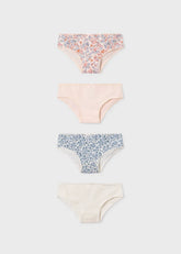 Set 4 Pantys Estampado Salmón Mayoral