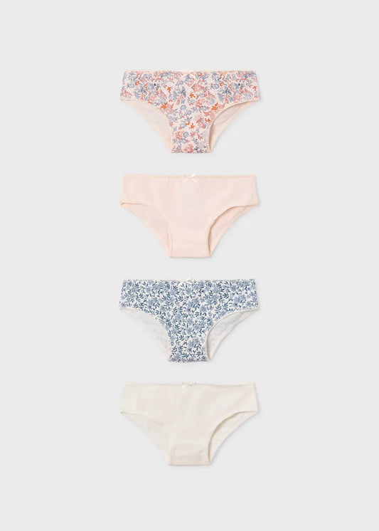 Set 4 Pantys Estampado Salmón Mayoral