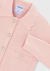 Chaqueta en Tricot Bolsillo Rosa Mayoral detalle