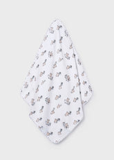 Toalla con Capota Estampado Osos Beige Mayoral