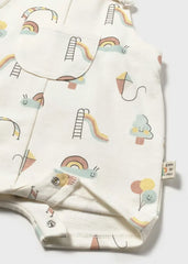 Overol Estampado Caracol Crema Mayoral diseño