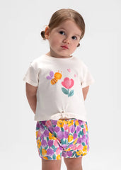 Conjunto 3 Piezas Short Estampado Mayoral modelo