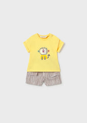 Conjunto Bermuda Mono Amarillo Mayoral