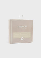 Cobija 100% Algodón Tejido Beige Mayoral caja