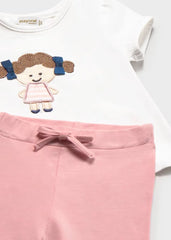 Conjunto Leggins Muñeca Rosa Mayoral detalle