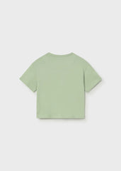 Camiseta Bolsillo Carro Verde Mayoral estilo