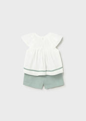 Conjunto Short Blusa Bordado Mayoral