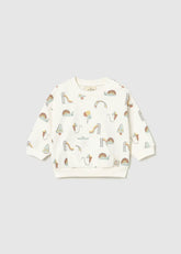 Saco Estampado Caracol Crema Mayoral