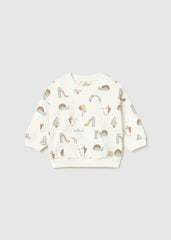 Saco Estampado Caracol Crema Mayoral