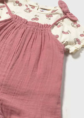 Conjunto Braga Estampada Cerezas Mayoral detalle