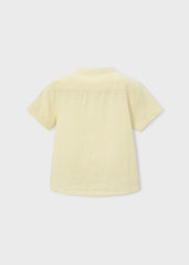 Camisa Cuello Mao Lino Amarillo Mayoral diseño