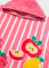 Toalla con Capota Frutas Fucsia Mayoral
