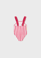 Vestido de Baño Enterizo Estampado Frutas Rosa Mayoral estilo