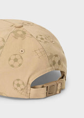Gorra Estampado Fútbol Beige Mayoral detalle