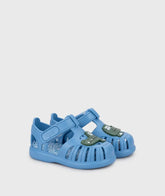 Sandalias Tobby Croco Azul Igor