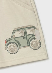 Bermuda Felpa Interactivo Carro Beige Mayoral