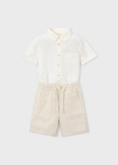 Conjunto Bermuda Rayas Avena Mayoral