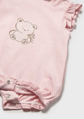 Pelele Estampado Oso Rosa Mayoral detalle