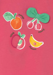 Blusa Frutas Interactiva Fucsia Mayoral detalle