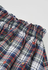 Conjunto Falda Cuadros Azul Boboli Resorte
