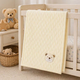 Cobija Corazones Oso Beige