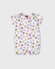 Mameluco Bebé Flores Lila Kyly