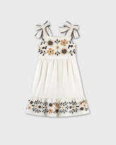 Vestido Detalle Lazo Blanco Nanai