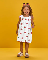 Vestido Fresas Detalle Nanai modelo