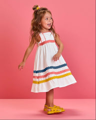 Vestido Datelles Bordado Colores Nanai Modelo