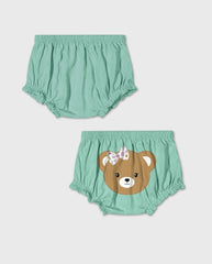 Conjunto Flores Lila Detalle Bordado Kyly Cubre Pañal