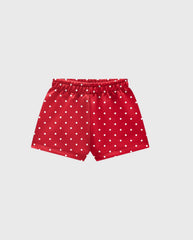 Conjunto Short Blusa Estampado Moños Rojo Kyly