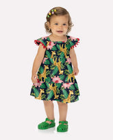 Vestido Estampado Jirafa Navy Kyly