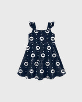 Vestido Estampado Mariposas Navy Kyly