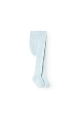 Medias Leotardo Acanalado Blanco Boboli