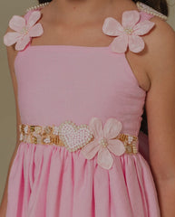 Vestido Detalle Ojalillo Inocencia Lilo Perlas