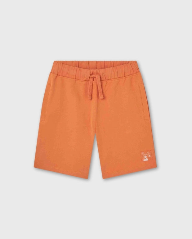 Bermuda Detalle Bolsillo Naranja Losan