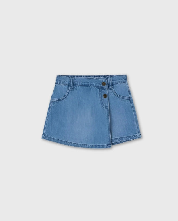 Falda Short Botones Denim Losan