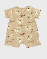 Mameluco Estampado Osos cafe