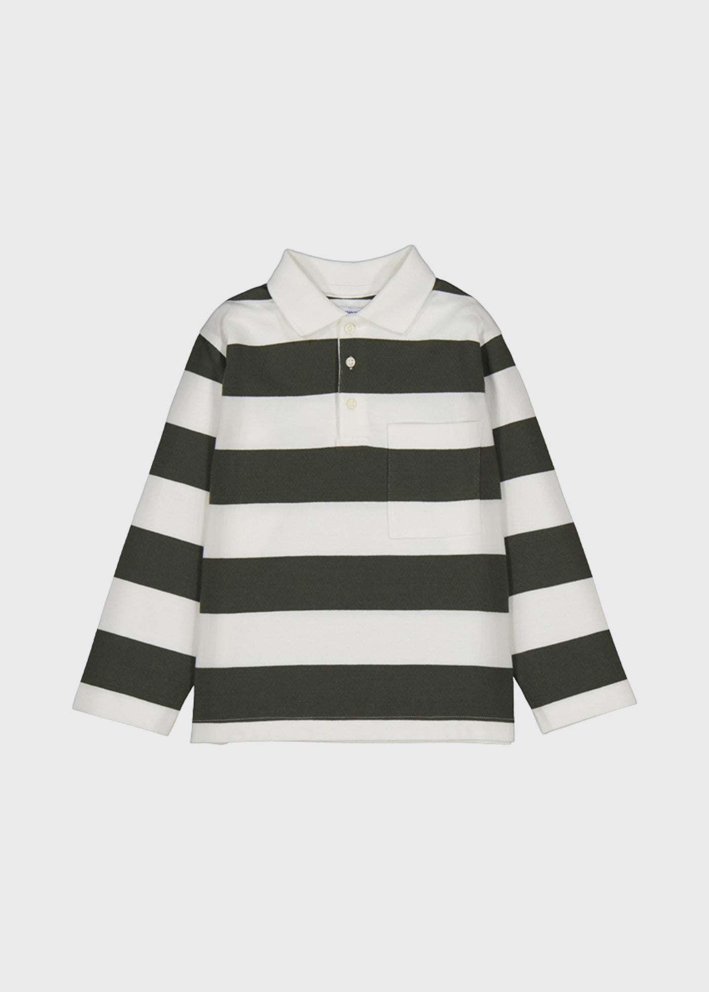 Polo Manga Larga Combinado Verde Mayoral