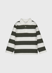 Polo Manga Larga Combinado Verde Mayoral